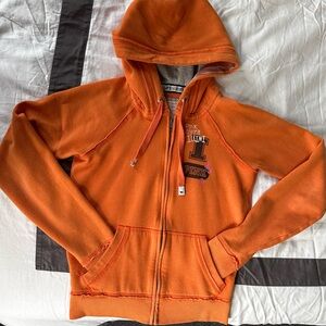 Illini Zip-Up Hoodie with Logo